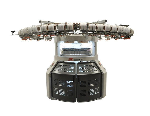 double knitting machine